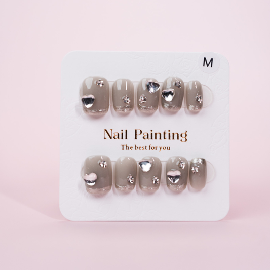 Gun Metal Rhinestone