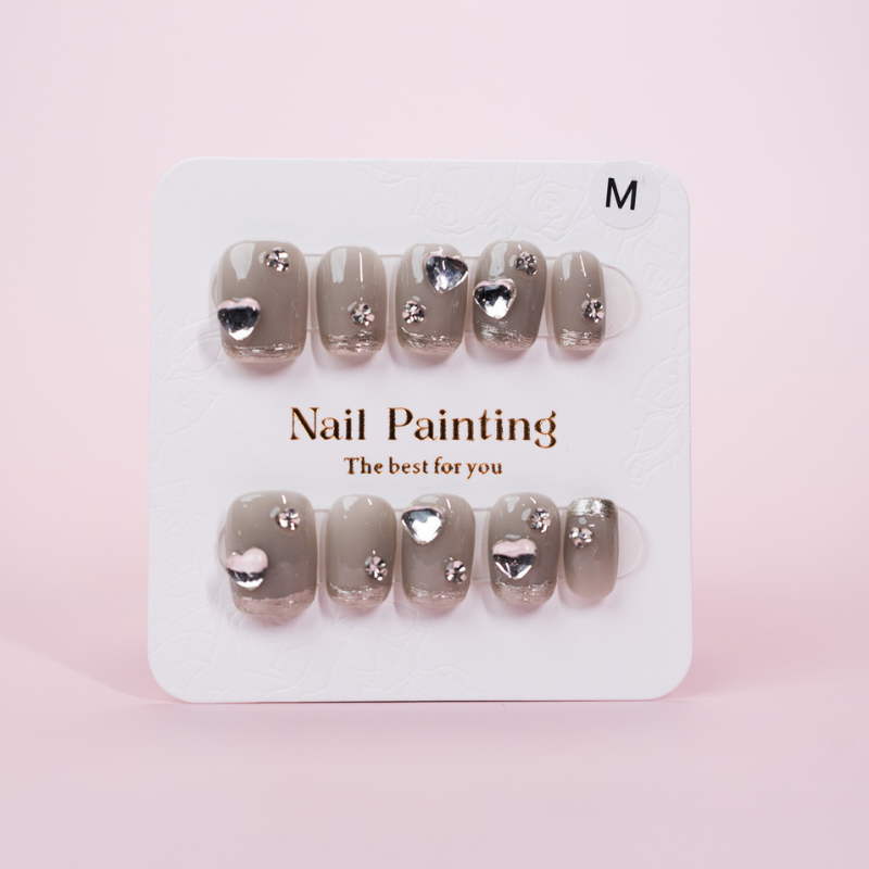 Gun Metal Rhinestone