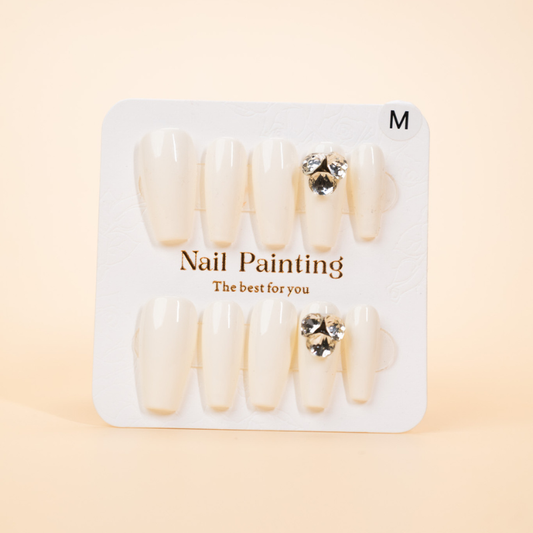 Milky White Rhinestone